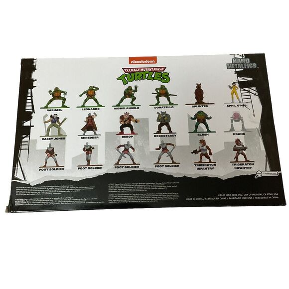 Nickelodeon Teenage Mutant Ninja Turtles  Jada Nano Metalfigs 18 Figures New - Picture 2 of 3